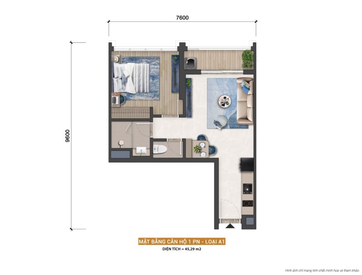 Layout 1BR_A1